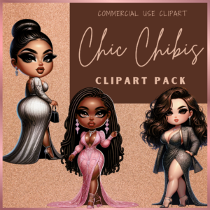 Chic Chibi Clipart (26 Images)