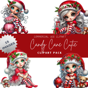 Candy Cane Cutie (15 Images)